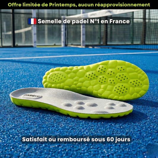 Semelles Padel Pro – Jouez plus longtemps, sans douleur